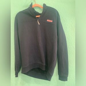 Vineyard Vines Men's navy  Zip-Up Sweatshirt Shep preppy coastal beach